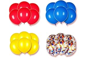 24 PCS Carnival Party Balloons - Eye-Catching Decorations for Carnival Events