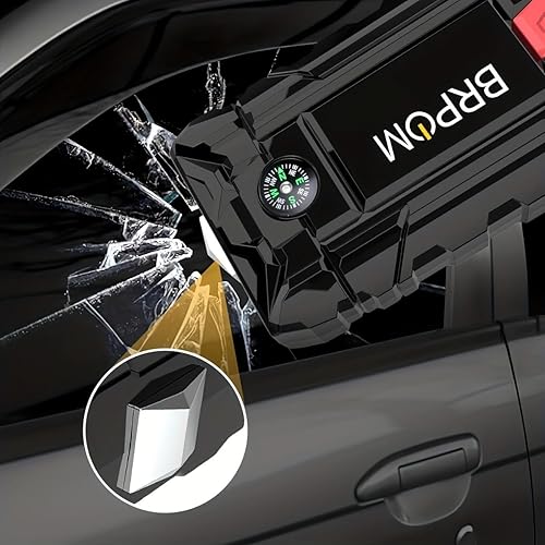 Miniatura 7 de BRPOM Arrancador de coche, 1500 A pico 15800 mAh (hasta 7.0 L de gas o motor diésel de 5.5 L, 30 veces) 12 V Auto Booster Battery Pack Jump Box con