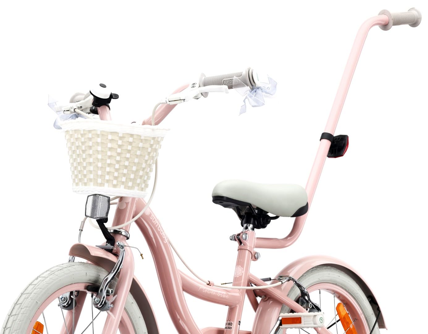 SUN BABY FLOWER BIKE RETRO Rower dziecięcy dla dziewczynki 14/16 cali