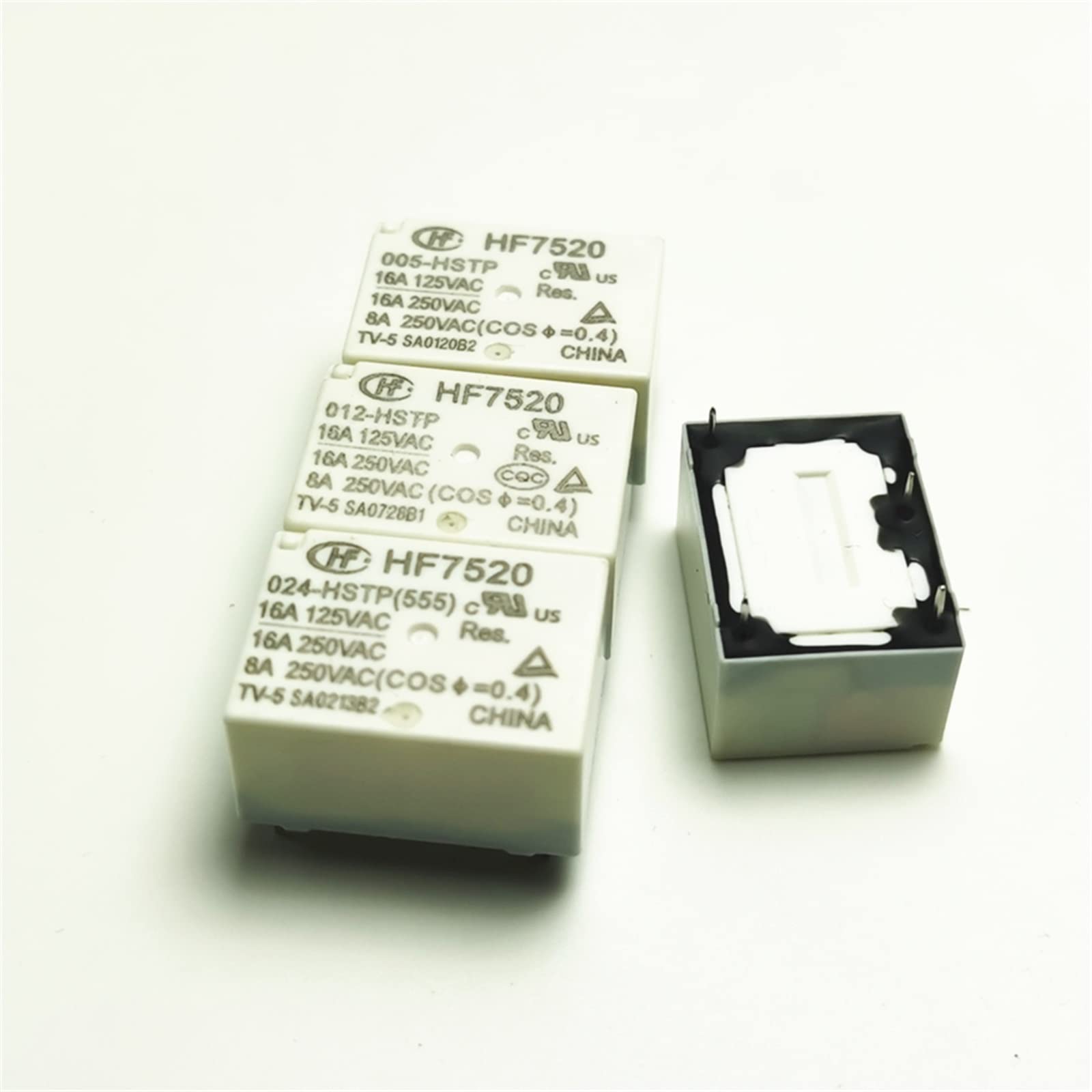 CSKWLLNBC 2PCS/lot Relay HF7520-005 012 024-HSTP 4PIN 16A(12V)