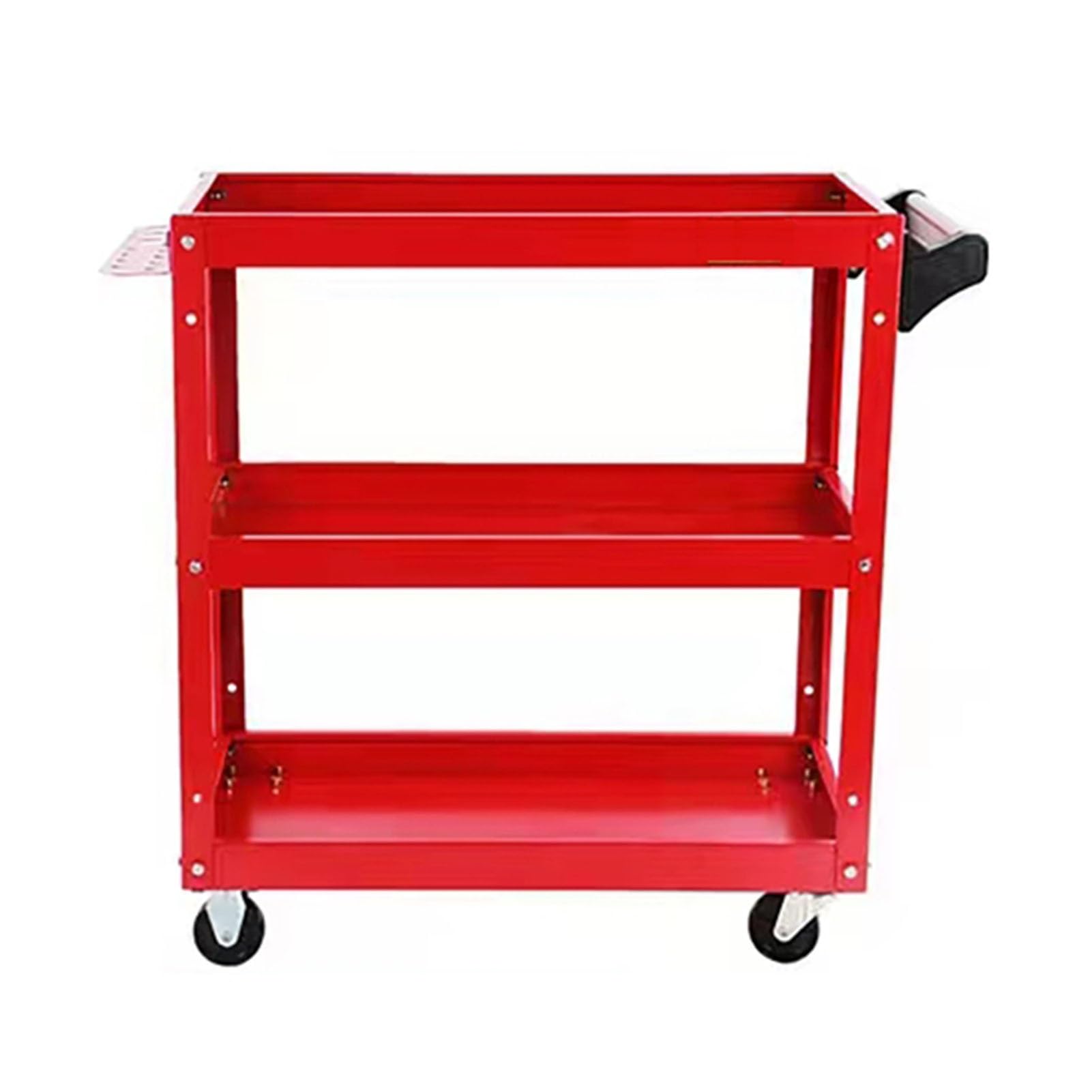 Carrello Portautensili,Carrello Portautensili Con Rotelle A 3 Livelli Con Ruote,Carrello Portautensili In Acciaio Resistente Capacità Di Carico Di 440 Libbre Or Officina Magazzino Officina Riparazione