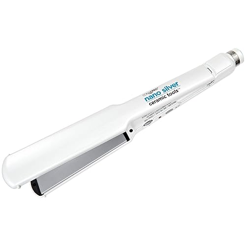 Conair Pro Nano Silver Ceramic Tools 1 12 pulgadas Plancha de alisado ultrafina