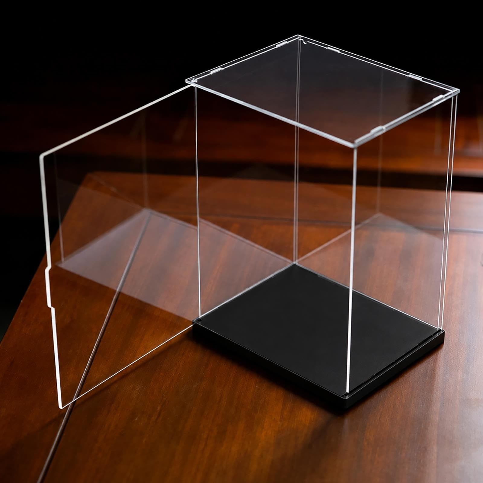 Vitrine Acrylique Présentation En Acrylique Anti-poussière Avec Porte