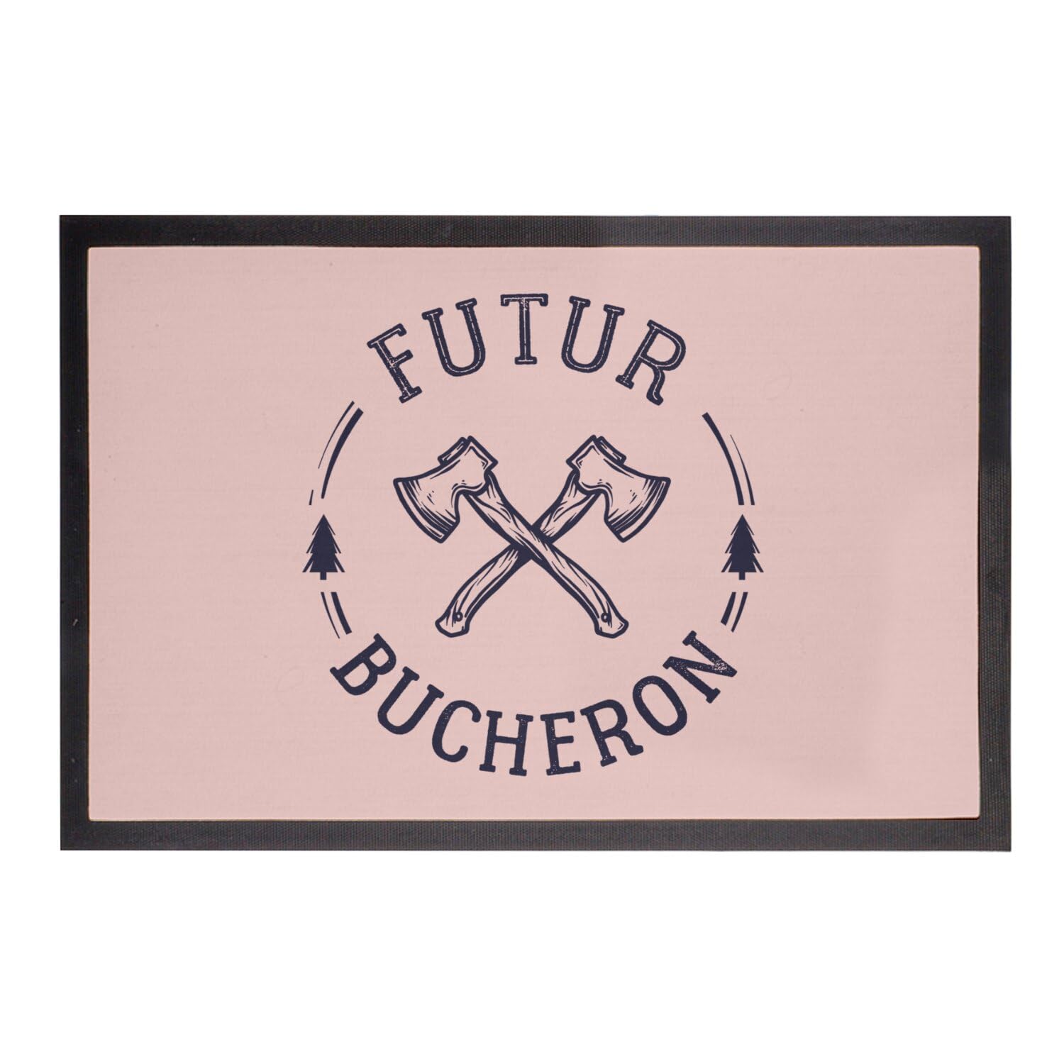 Paillasson rose 60x40cm fini la boue dans la maison grâce au tapis de sol spécial bûcheron