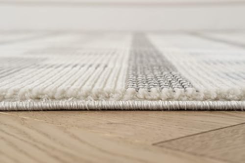 Miniatura 8 de Revival Rugs Comb - Alfombra lavable de 6 pies 7 x 9 pies para sala de estar o dormitorio, 100% reciclada, certificado Oeko-TEX, pelo mediano,