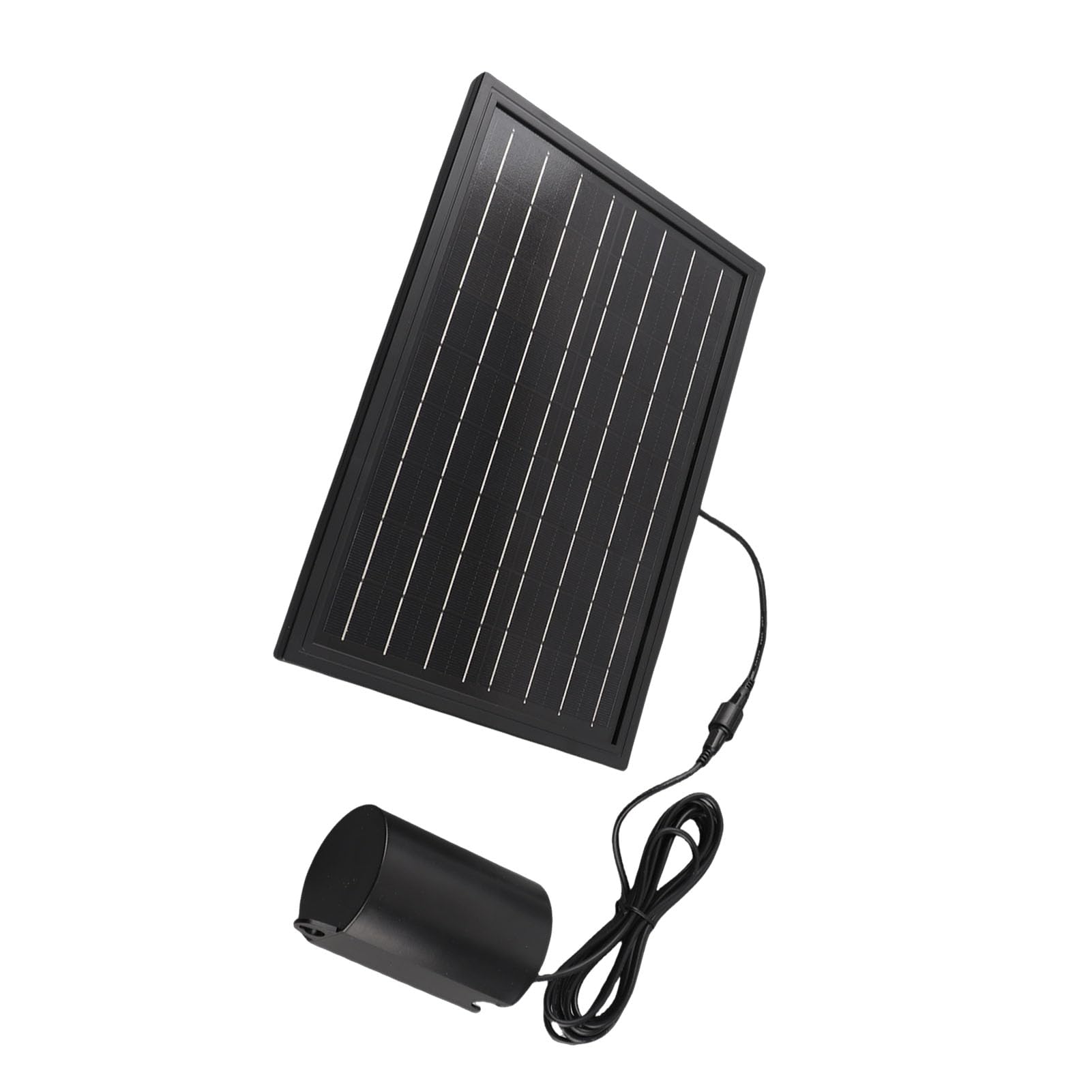 Alomejor Solar-Teichbelüfter, Effiziente, Langlebige Sauerstoffpumpe für Kleine Fischteiche und Aquarien, 10 V, 8 W, ABS-Material