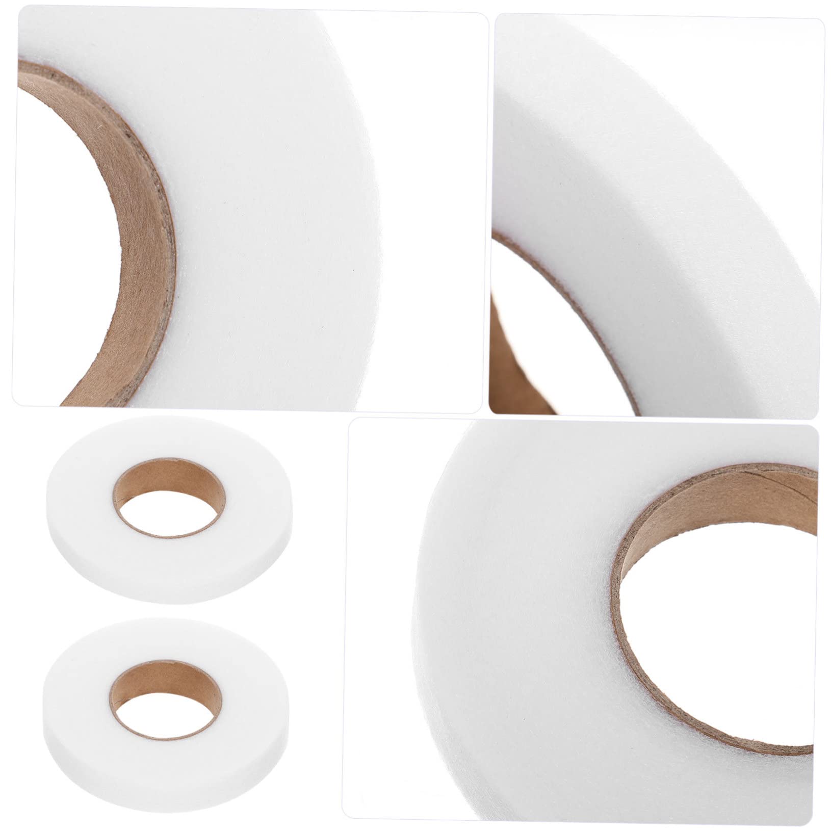 Lurrose 8rouleaux Bande Adhésive Double-face Pour Ourlets Tapes Thermocollants Blancs Pour Couture Et Décoration Accessoires De Vêtements