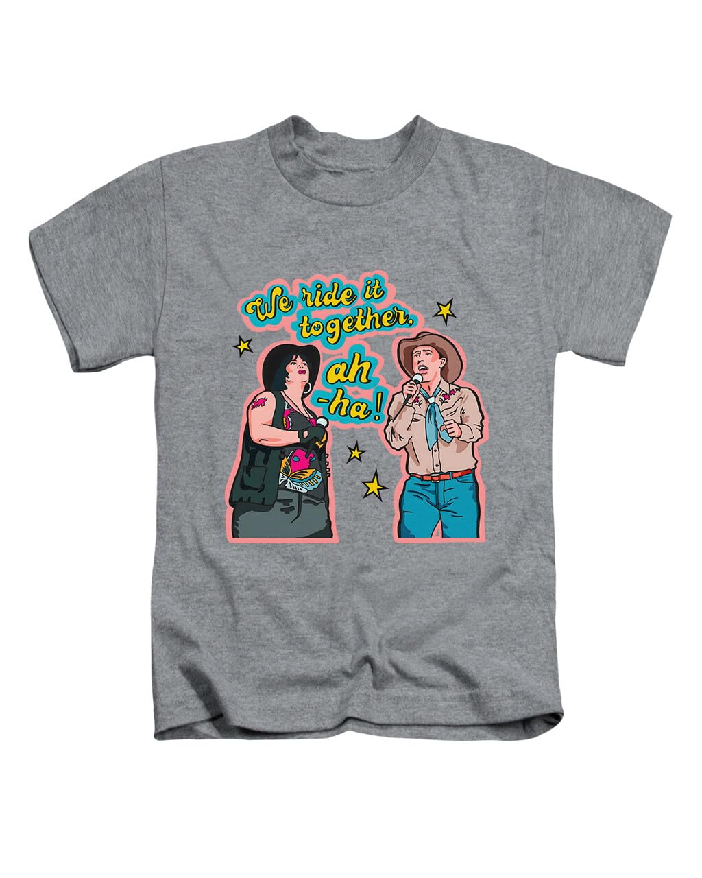 Taylor Brown Unisex Heather Grey Nessa And Uncle Bryn Singing Meme Trending Trend Tee T-Shirt Funny T Shirt Top