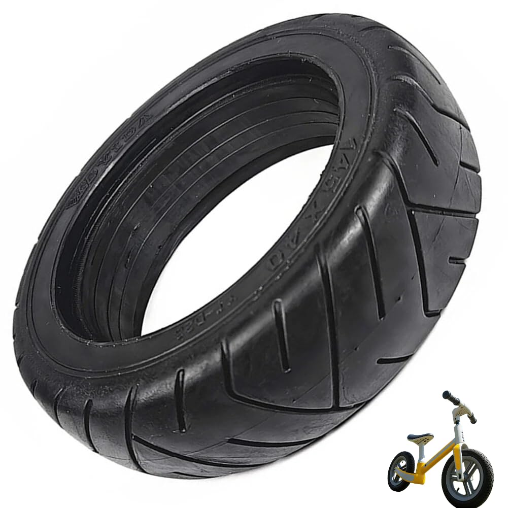 6 Inch Solid Tire 6x2, 145x40 mm Puncture-Proof Replacement for Electric Scooter Wheels, Rubber Construction Tire - for Private Land Use Only