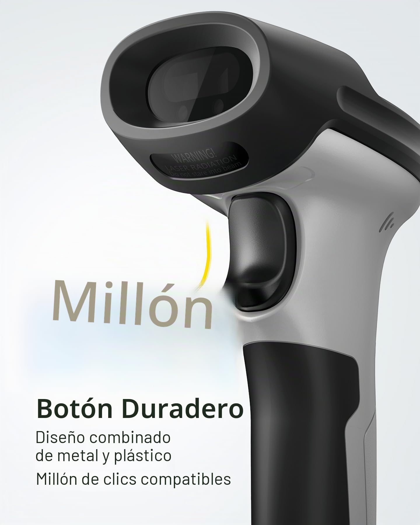 Inateck BCST-70 - Lector de Código de Barras Inalámbrico, Distancia 35m, Rápida y Precisa de Lectura Automática