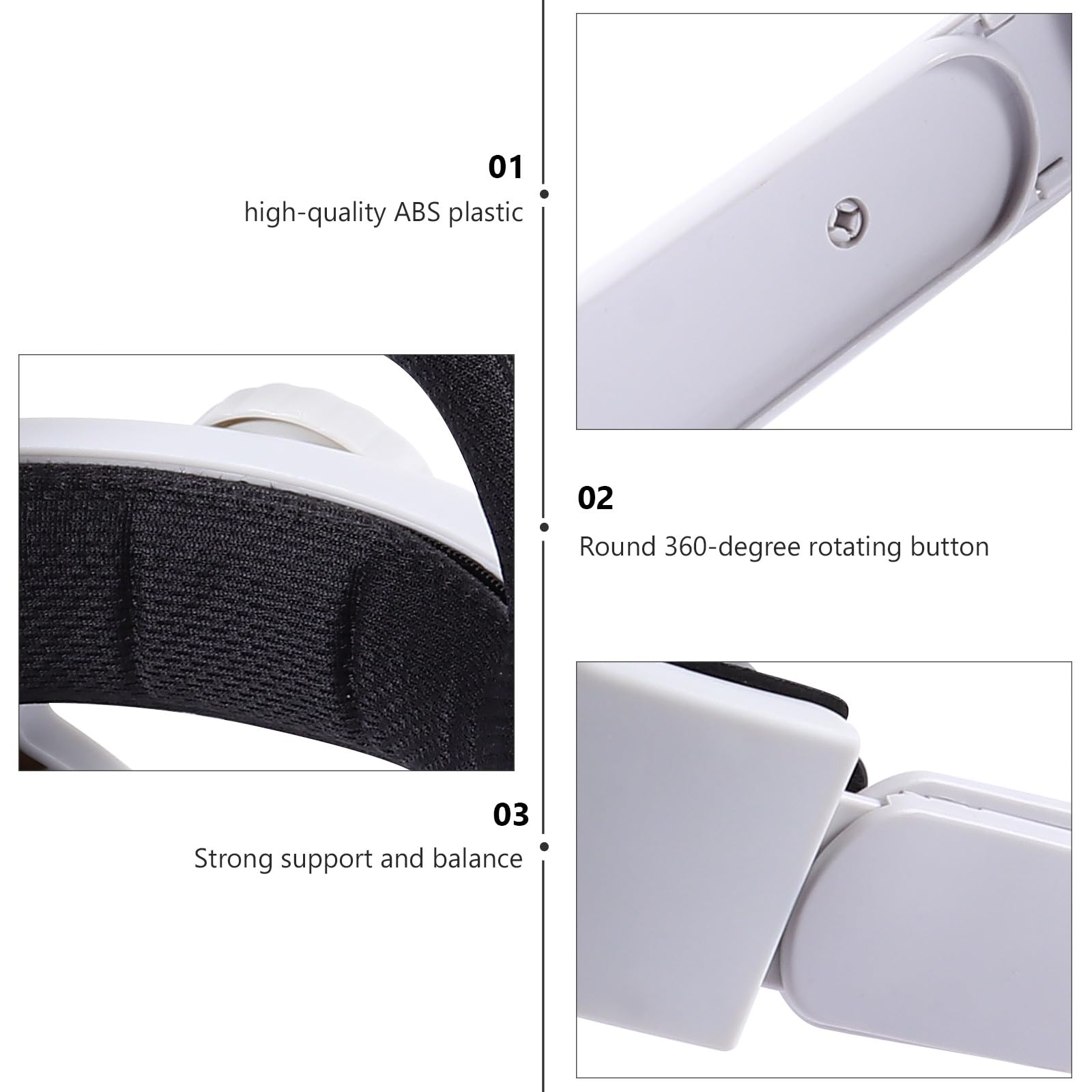 SHINEOFI Cinturino per Testa per Visore Vr Cinturino Regolabile e Confortevole Accessori per Visore Vr Compatibile con Visore di Seconda Generazione