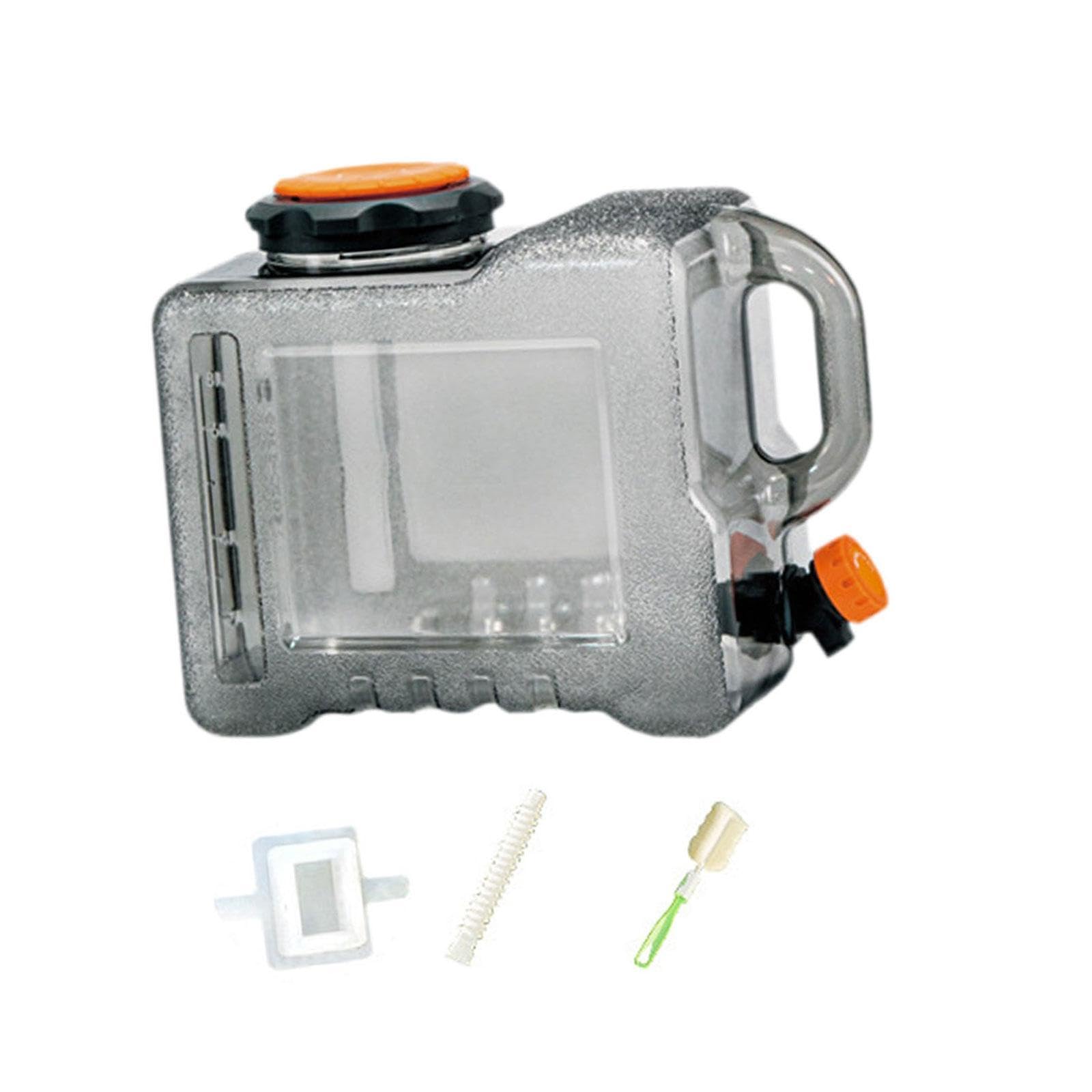 MERISHOPP® Water Container with Faucet Water Storage Carrier for Bathing Hiking Cooking 8L | Sporting Goods | Outdoor Sports | Camping & Hiking