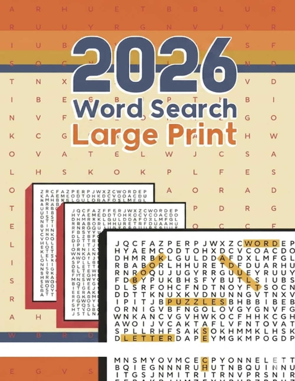 2026 Word Search Puzzle Book: Word-Finds Puzzle Book for Adults & Seniors.