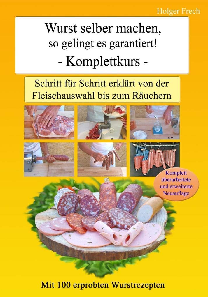 Produktbild von Fafeicy Wursthüllen – 1x Kunststoffhülle + 8 Schnüre, Hitzebeständig, Lebensmittelecht, Für Wurst Und Schinken