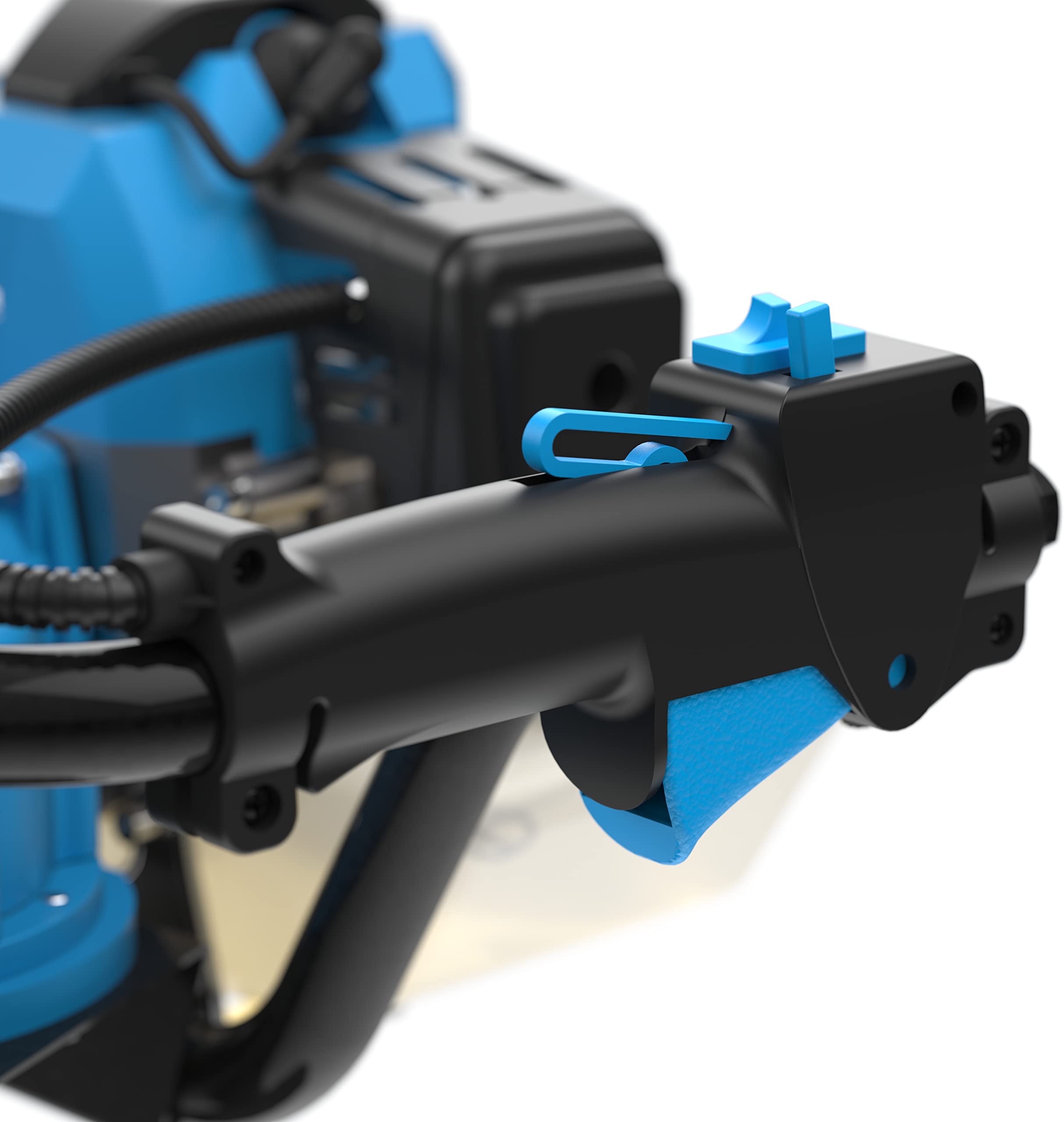 Güde Taladro de tierra de motor GE 2200 (motor de gasolina de 2 tiempos 2,2/3 (kW/PS), 52 cm³, 7500 1/min, diámetro de la broca: 100/150/200 mm, controles en el mango, bomba de cebado, función fiable