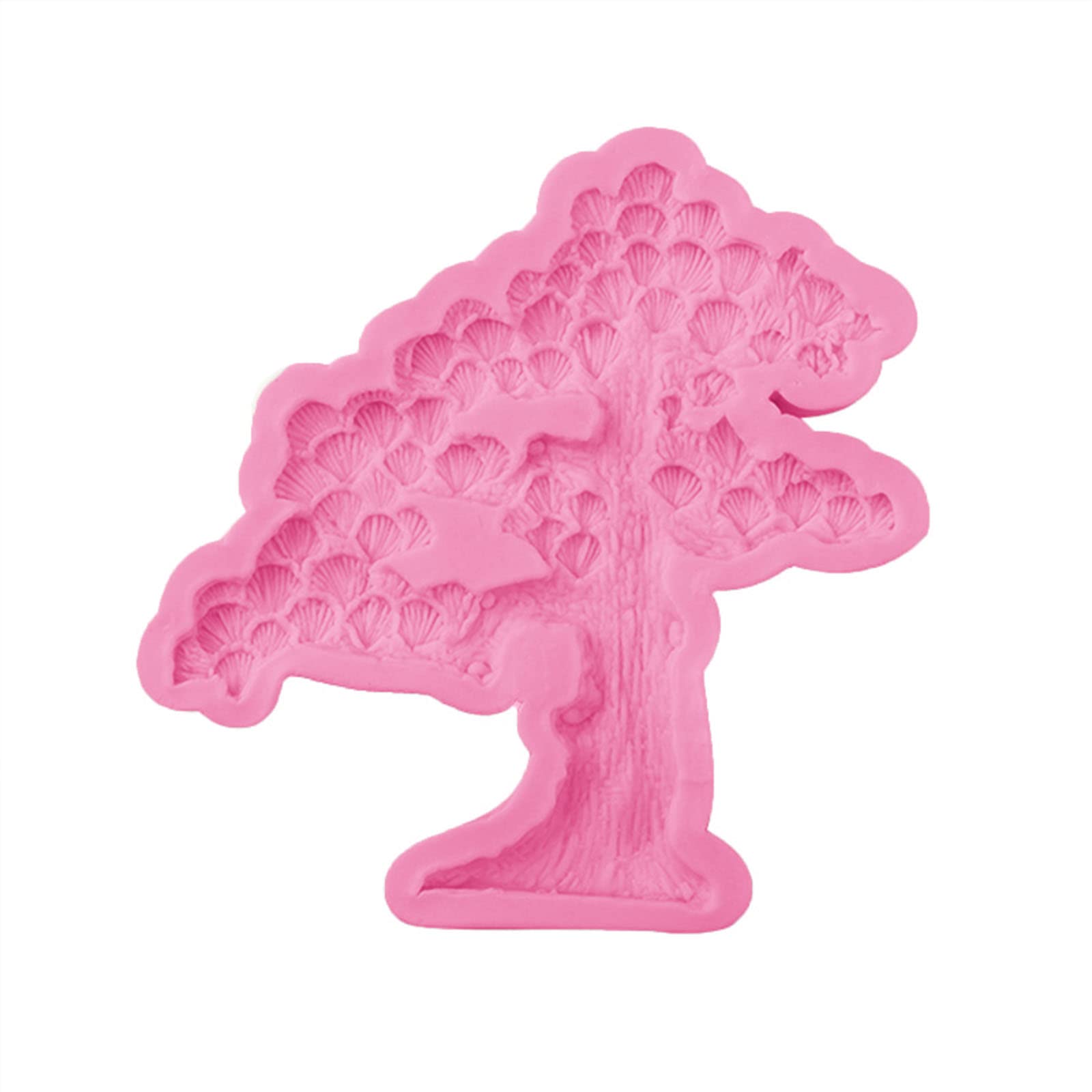 Kalttoy Pine Tree Silicone Mold Cake Pastry Baking Mold Cake Decorating Tool for Making Chocolate Fondant Cupcake Molds Dessert for Baking Silicone Tools Chocolate Different Shapes for Cute