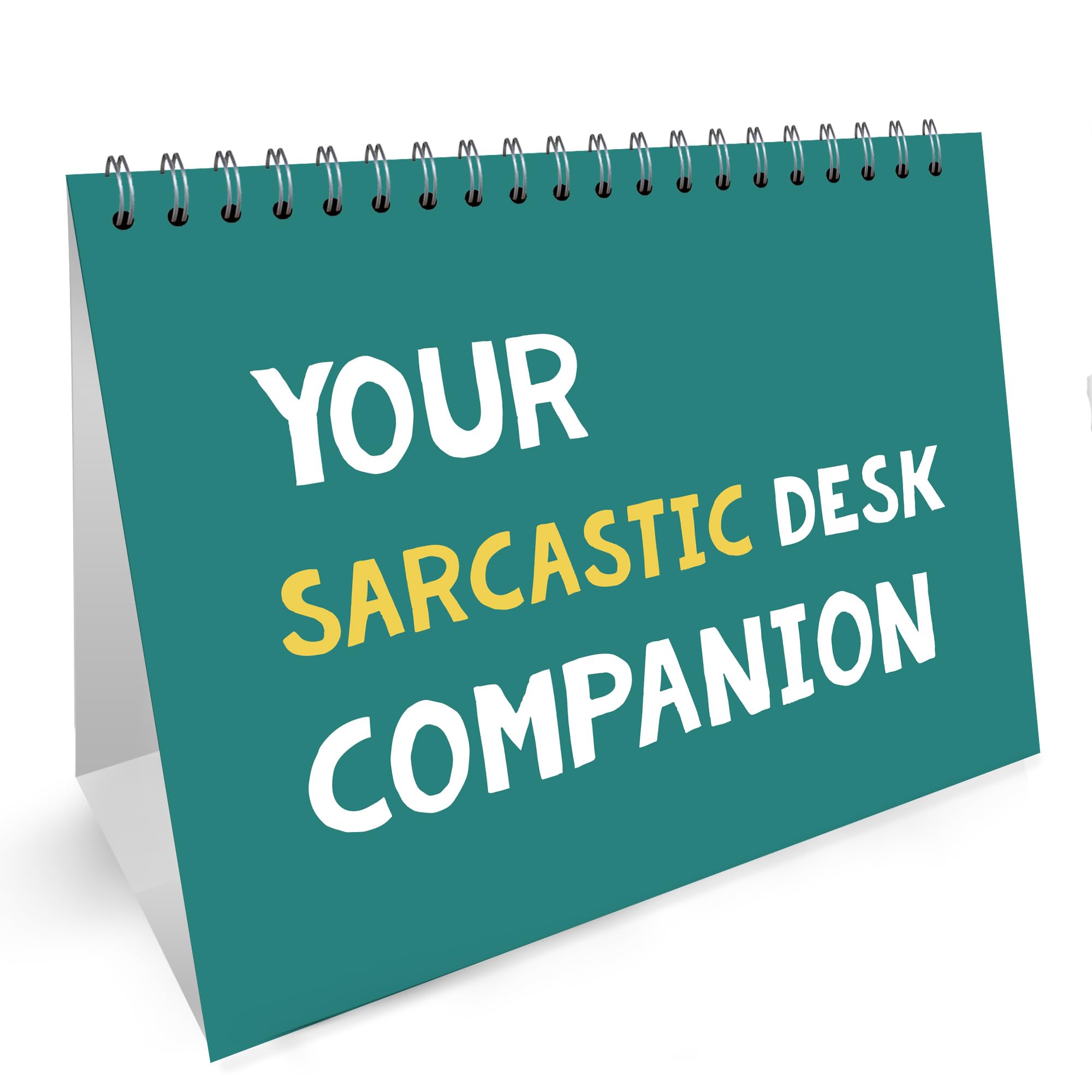 RED OCEAN Sarcastic Desk Companion - Funny Quotes for Desk Space - Office Gift - Colleague Birthday Gifts - Funny Desk Gifts For Women Men - Co Worker Gifts - Office Decorations