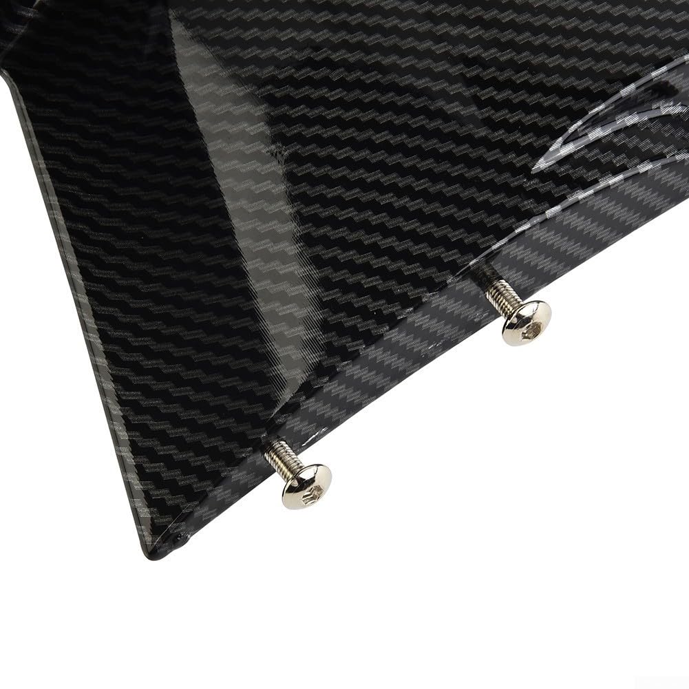 Carbon Fiber Front Spoiler Fixed Wind Winglets Kit for S1000RR M1000RR 2019-2022, ABS Plastic Motorcycle Bodywork Aerodynamics Downforce Wings Fairing
