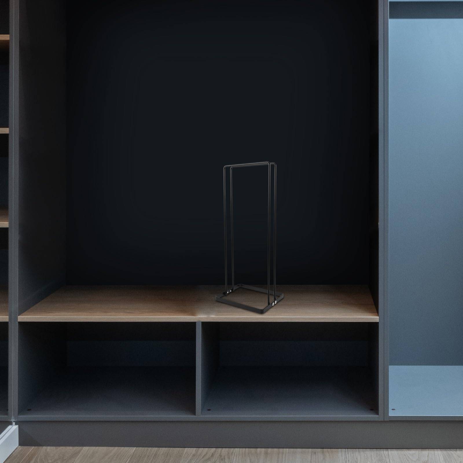 DOITOOL - Perchero de almacenamiento de hierro, 40 cm, soporte extraíble compacto para organizar perchas, para armarios y tiendas de ropa