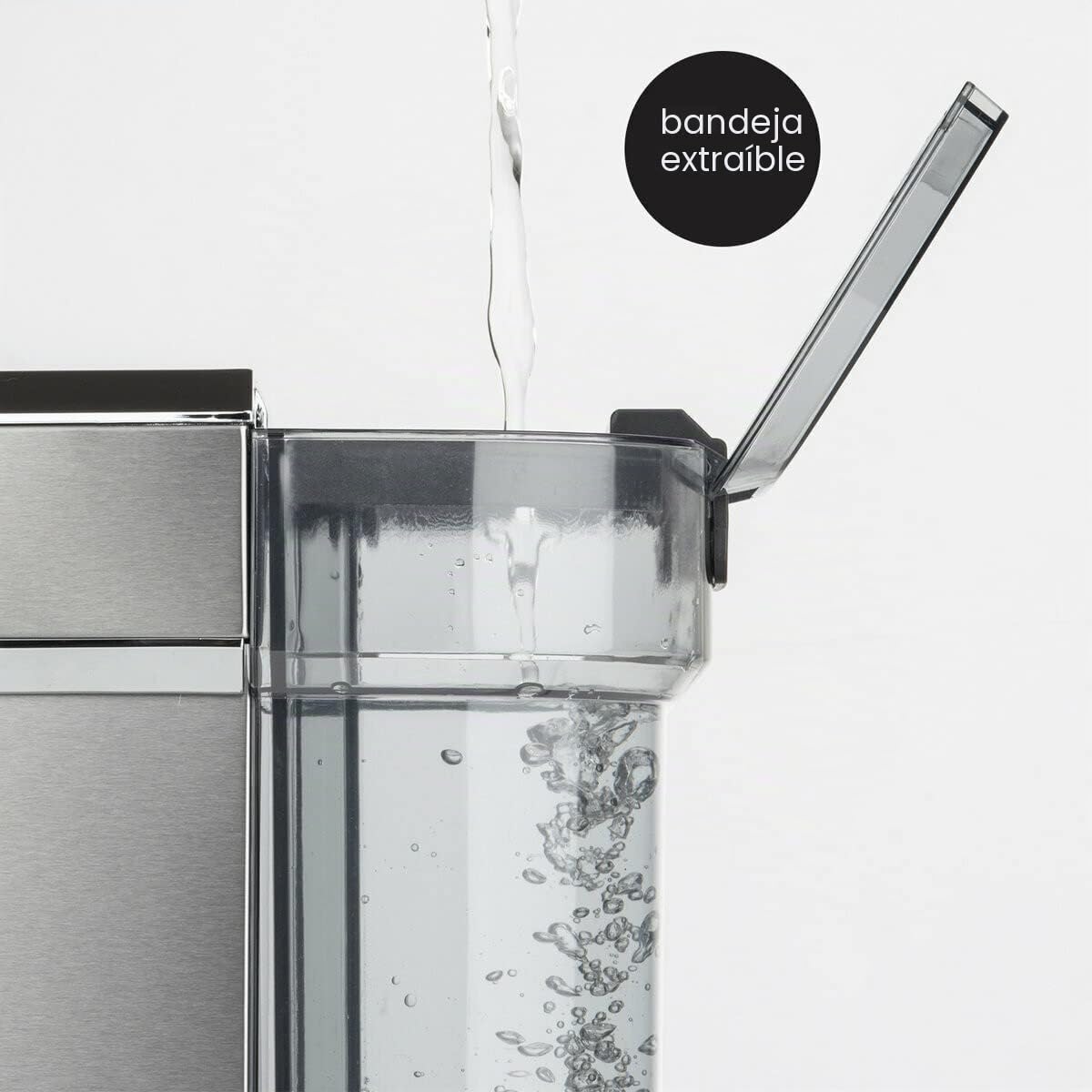H.Koenig Professional Cafetera Espresso Automática Presión 20 Bar EXP820, Acero inox, Portátil, Sistema Thermoblock, 1.1L, Bomba barómetro, Calienta tazas, Espumador a vapor, Cafés y bebidas lácteas