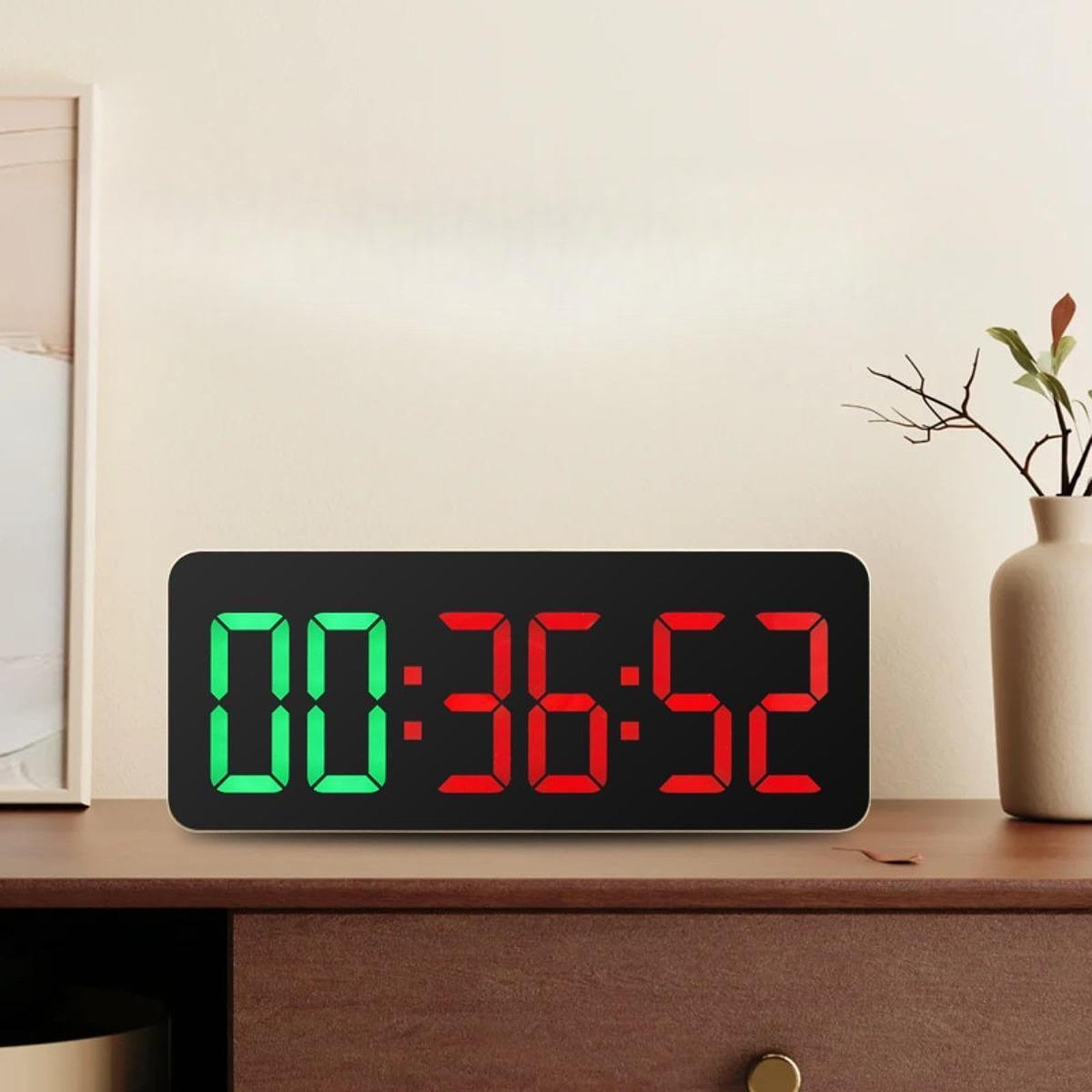 Gym Timer Countdown Time Adjustable Portable Stopwatch for Game Boxing Match-image-47
