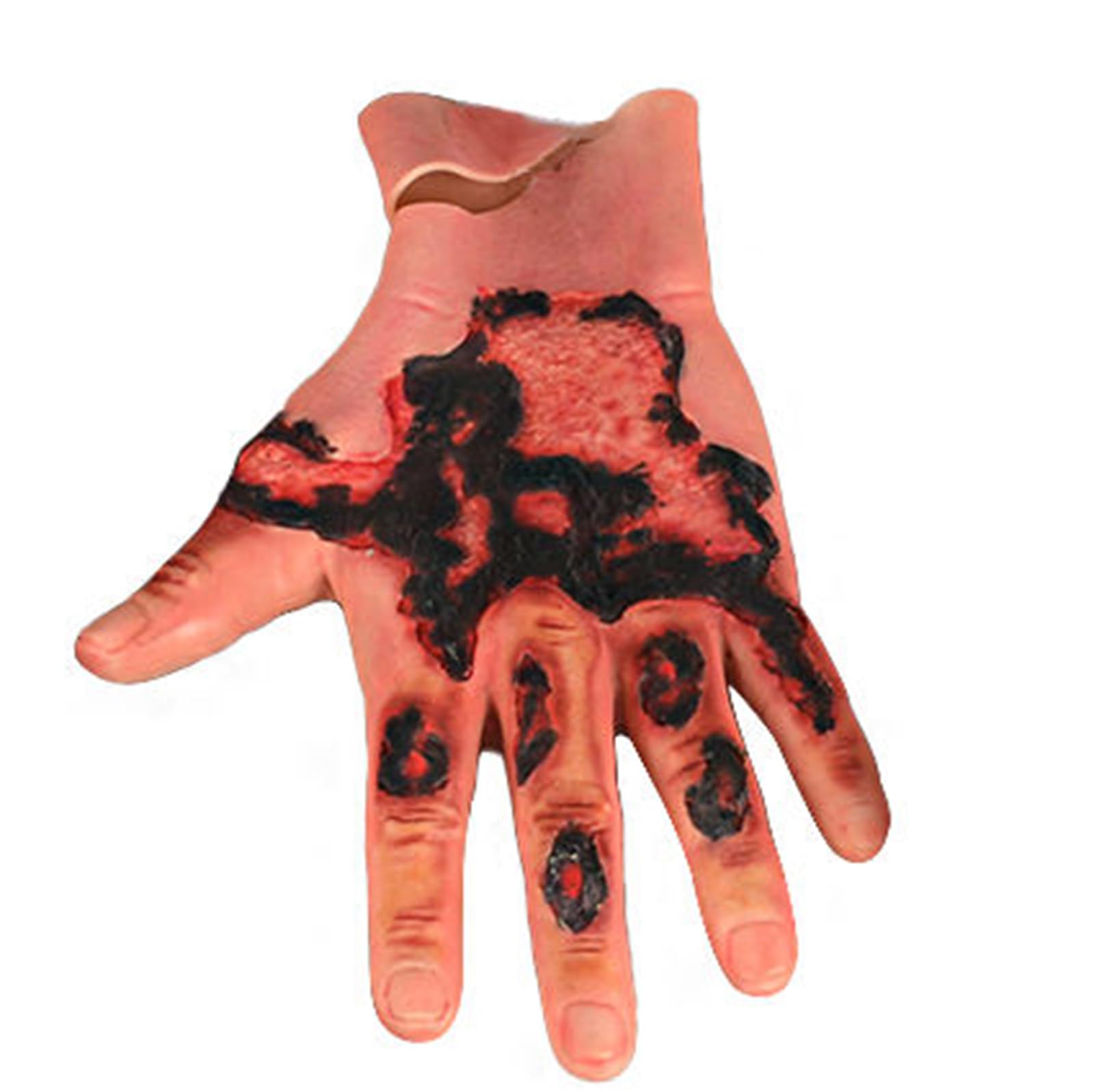 YRQMGSF Wearable 3rd Degree Burn Wound Model - Manikin Glove Plastic Model - Hand Burn Wound for Demonstration