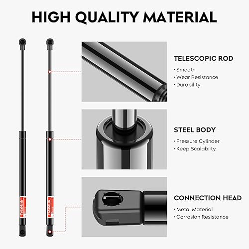 Miniatura 4 de 2 unids Liftgate Trasero Puerta Trasera Trasero Trasero Elevador de Tronco Apoyos de Gas para 2003-2014 Volvo para XC90 6133