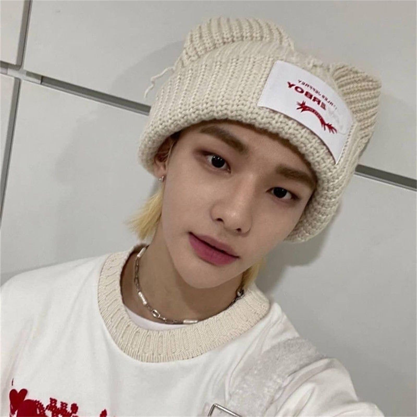 Amazon.co.jp: [DWILKE] ヒョンジン Hyunjin 周辺 ニット帽 グッズ 