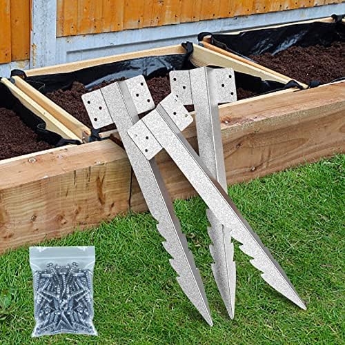 10 Pack Railway Sleeper Brackets Driveway Heavy Duty Edging Edge