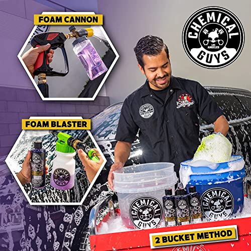 Image of Chemical Guys Black Light Hybrid Radiant Finish Car Wash Soap and Superior Surface Cleanser 2 Pack (2 X 16 Fl. Oz.) - Gloss Enhancing pH Balanced Formula for Maximum Shine
