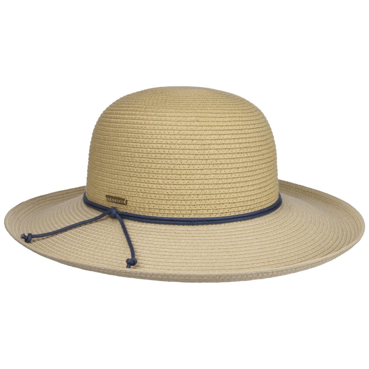 Stetson Lavedia Toyo Hat Flapper Packable Visor 100% Viscose Toyo Straw UV Protection 40+ Women Summer