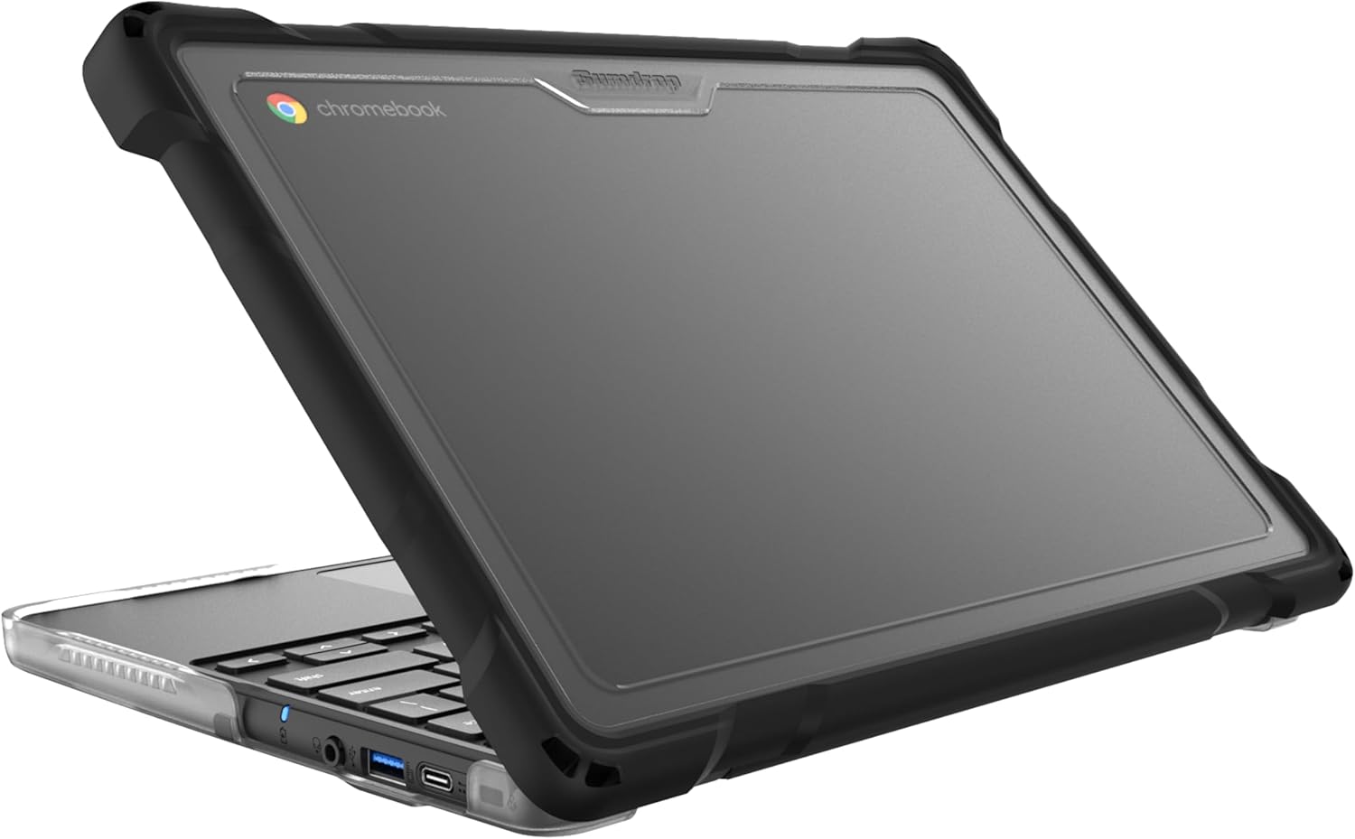 Gumdrop SlimTech Chromebook Case for 11.6 inch Acer Chromebook 511 C737/T Protective Sleek Snap On Hard Shell Laptop Cover for Kids Students School Work Office - Black