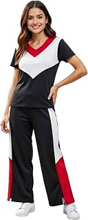 ZICADA Women's Premium Polyester Nightwear Set | Round Neck T-Shirt & Pyjama Pants | Stylish Casual Sportswear Set Price In India