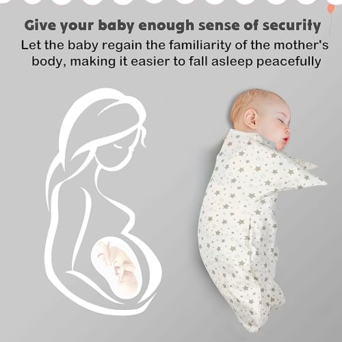 Miniatura 7 de Paquete de 2 mantas de transición con cremallera de 2 vías, 100% algodón, saco de dormir de transición para bebé