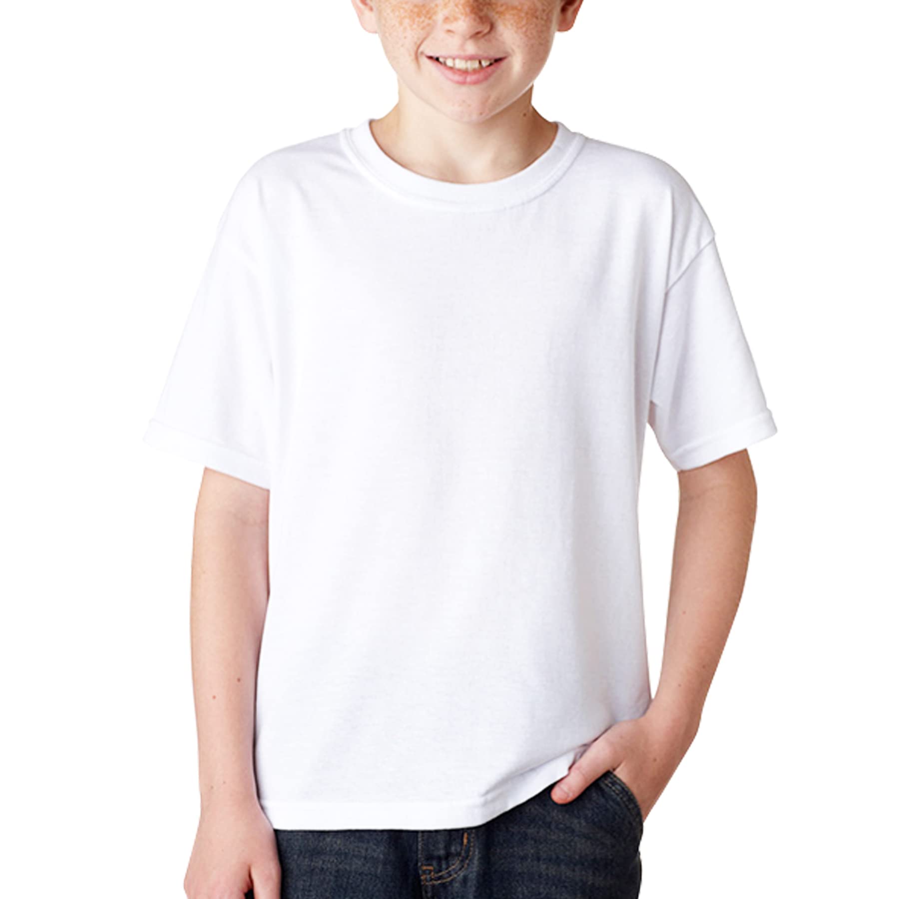 Pack 2 Camisetas Niño Manga Corta 100% Algodón Cuello Redondo Básica