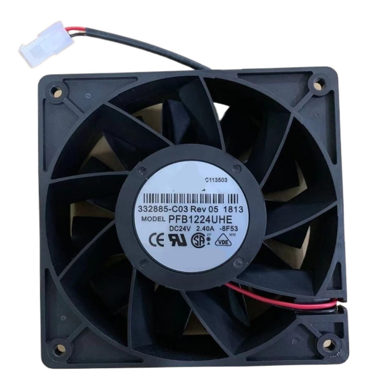 FSBNMNXPQ PFB1224UHE DC24V 2.40A 12038 120mm 12cm Inverter fan 332885-C03Rev