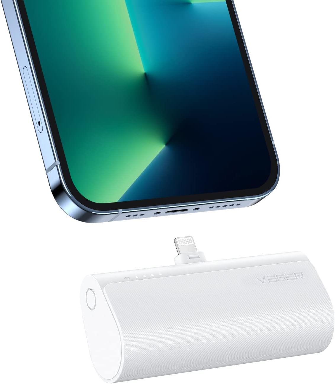VEGER Mini Portable Charger for iPhone, 5000mAh 20W PD Fast Charging
