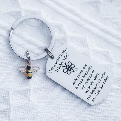 Miniatura 4 de VALAFO Joyería de abeja para mujeres y hombres, llavero de abejorro de miel, cosas súper abejorros, regalo de abejorros, artículos de encanto de