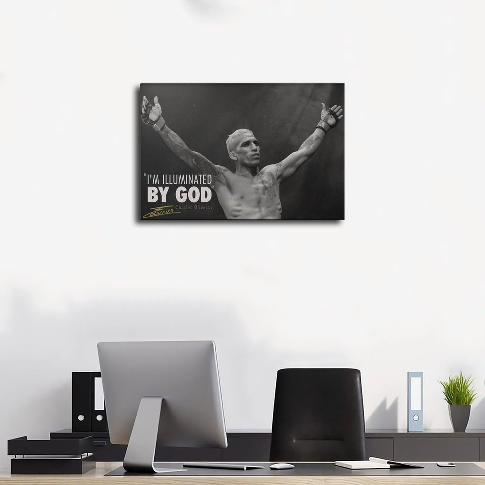 Poster Charles Oliveira Su Tela 60x90 Cm – Stampa Vintage Per Soggiorno E Camera Da Letto, Senza Cornice