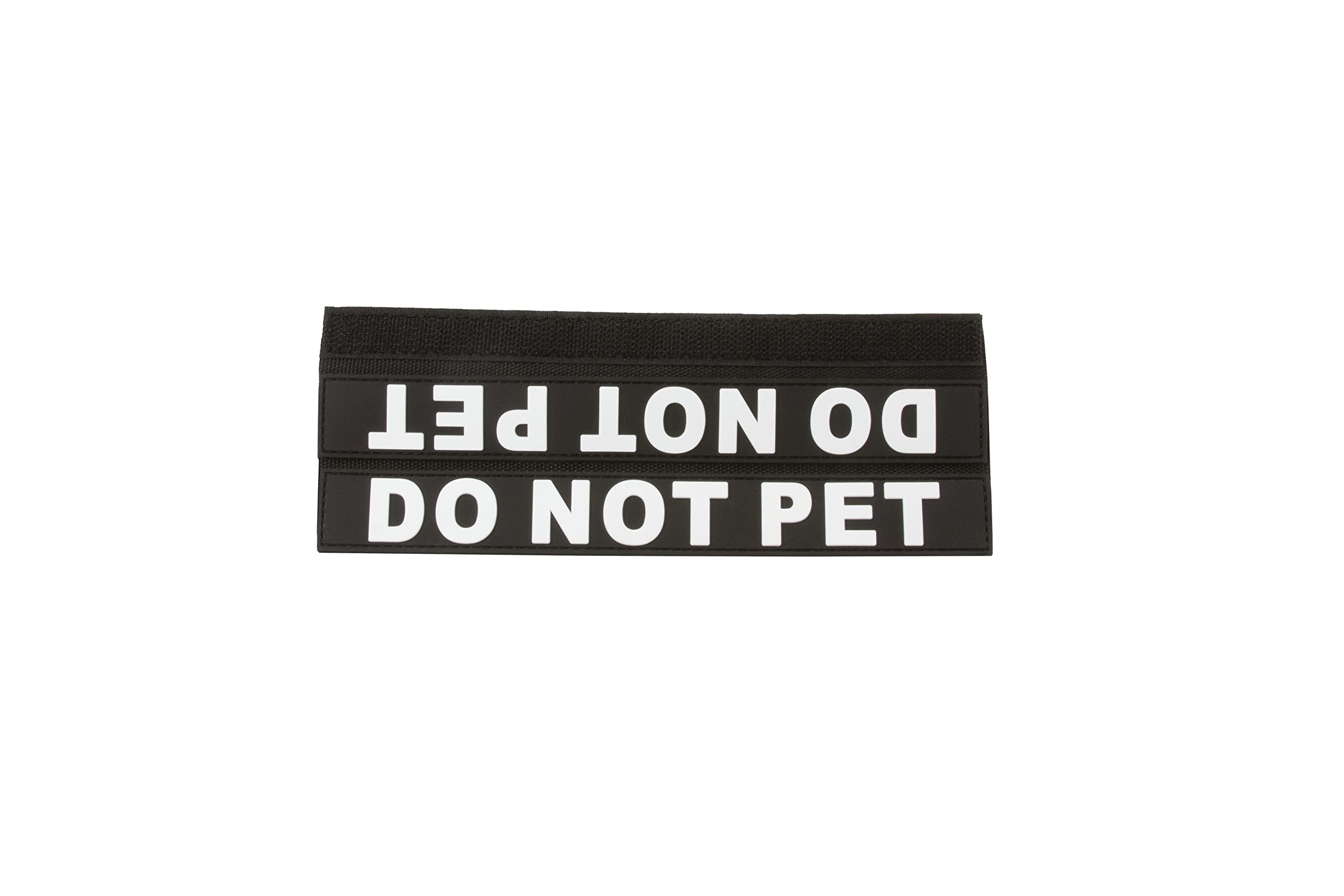 Tacticollar - Dog Leash Sleeves (Leash Wrap), Double Sided, Highly Visible, Provide Advanced Warning to Prevent Accidents (DO NOT PET (Black))