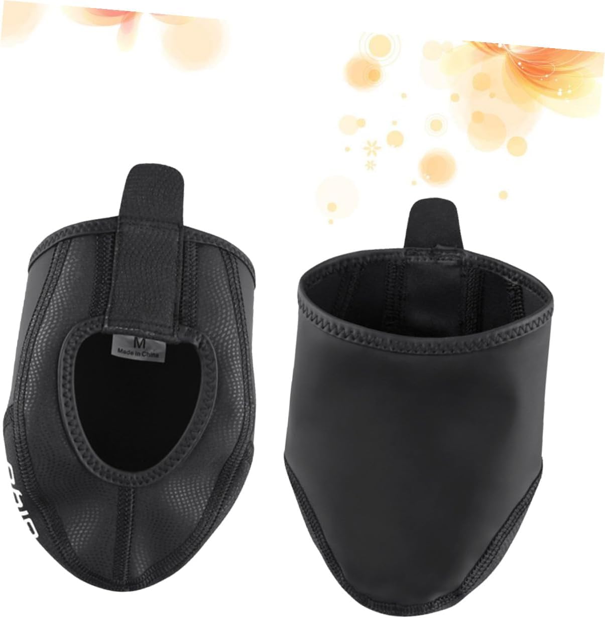 1Pair Warm Windproof Cycling Shoe Covers Slip Overshoes for Cold Weather Riding S Black Durable Protection for Bicycles and Outdoor Activities