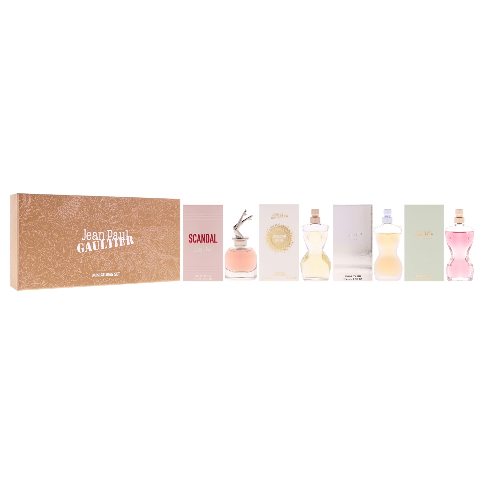 Jean Paul Gaultier -Set di miniature da donna 4 pezzi (La Belle, Scandal, Classique, Divine)