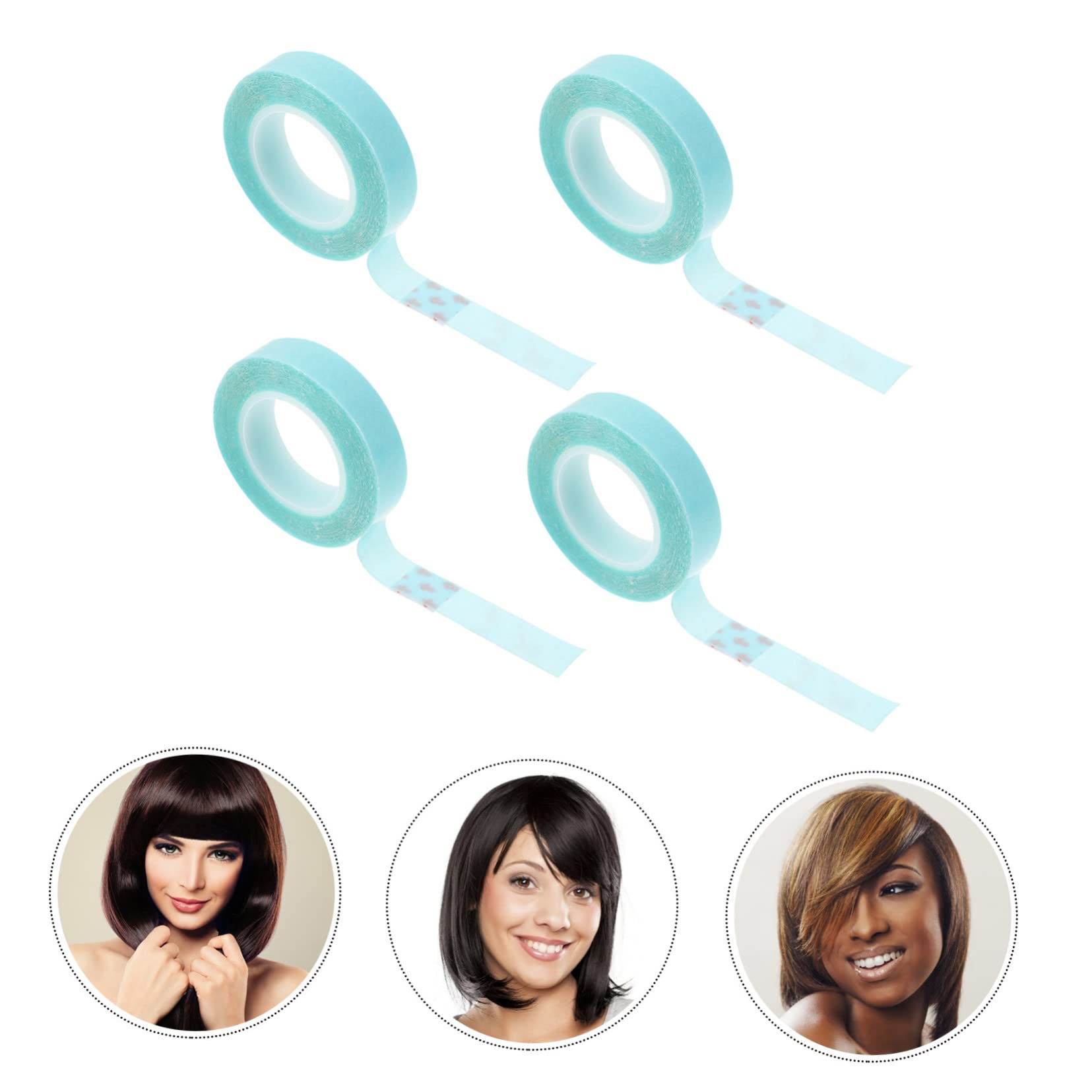 NIYANGLE Double Sided Hair Extension Tape Seamless Adhesive Tabs for Wigs Strong Hold Hair Extension Supplies for Human Hair Extensions and Clip