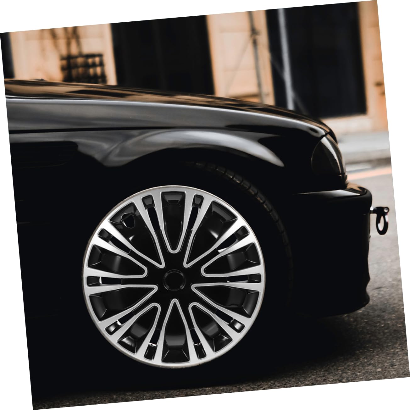 Copricerchi Auto in Pp Design Raffinato e Durata Eccezionale, Coprimozzo Decorativo per Ruota Auto Versatile e Resistente Adatto a Veicoli