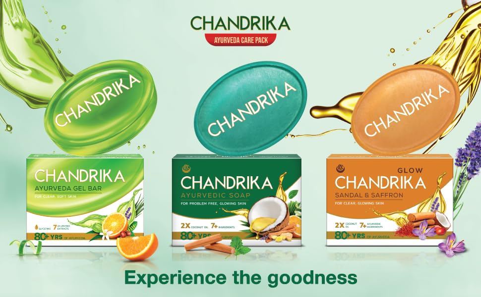 Image of Chandrika Soap Assorted Ayurveda Care Pack | For All Skin Types