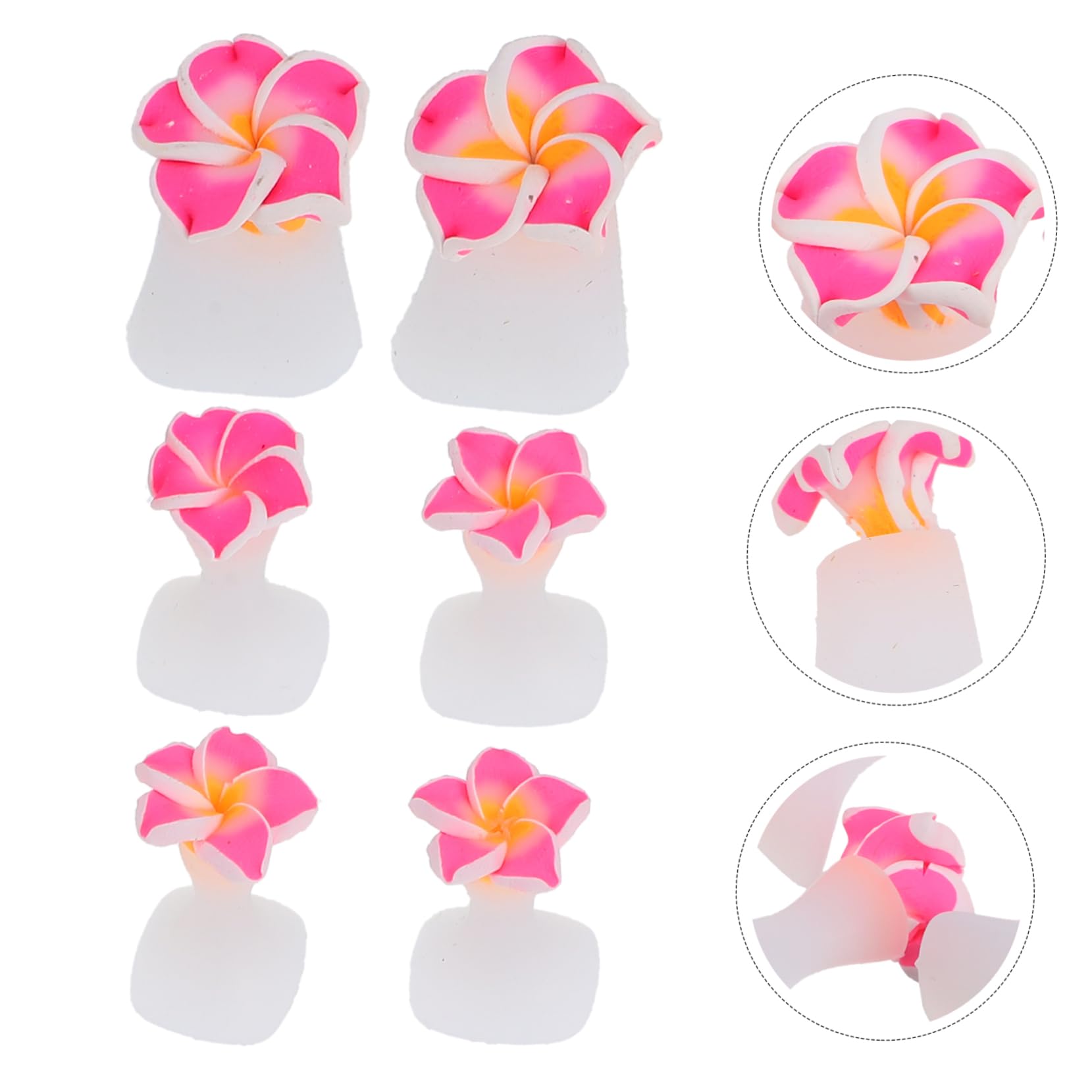 Healvian 9juegos Separadores De Dedos De Silicona Para Pedicura De Herramienta De Manicura Para Arte De Uñas Cómodos y Flexibles Para Mujeres