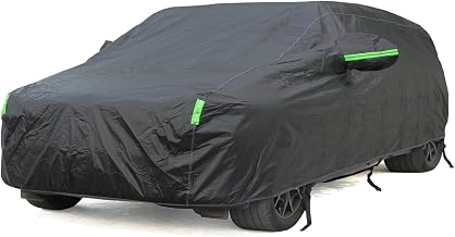 Car Cover Cotton Waterproof Exterior Interior Universal Dustproof Snowproof Black for Wagon; Size M: Max470cm