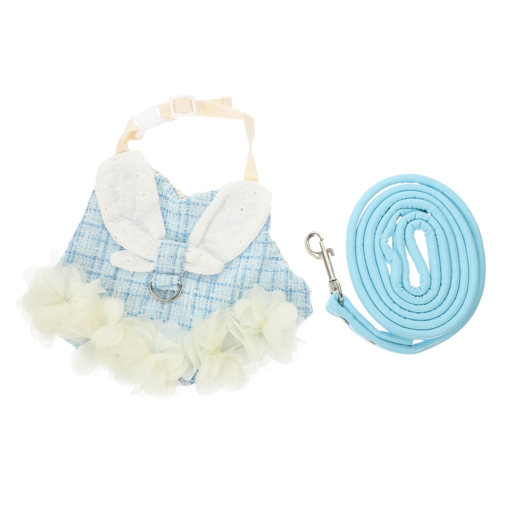 VANZACK 3sets Per Coniglio Con Guinzaglio Abbigliamento e Accessori Per Piccoli Animali Da Esterno Design Traspirante e Leggero Perfetta Per Festività e Passeggiate