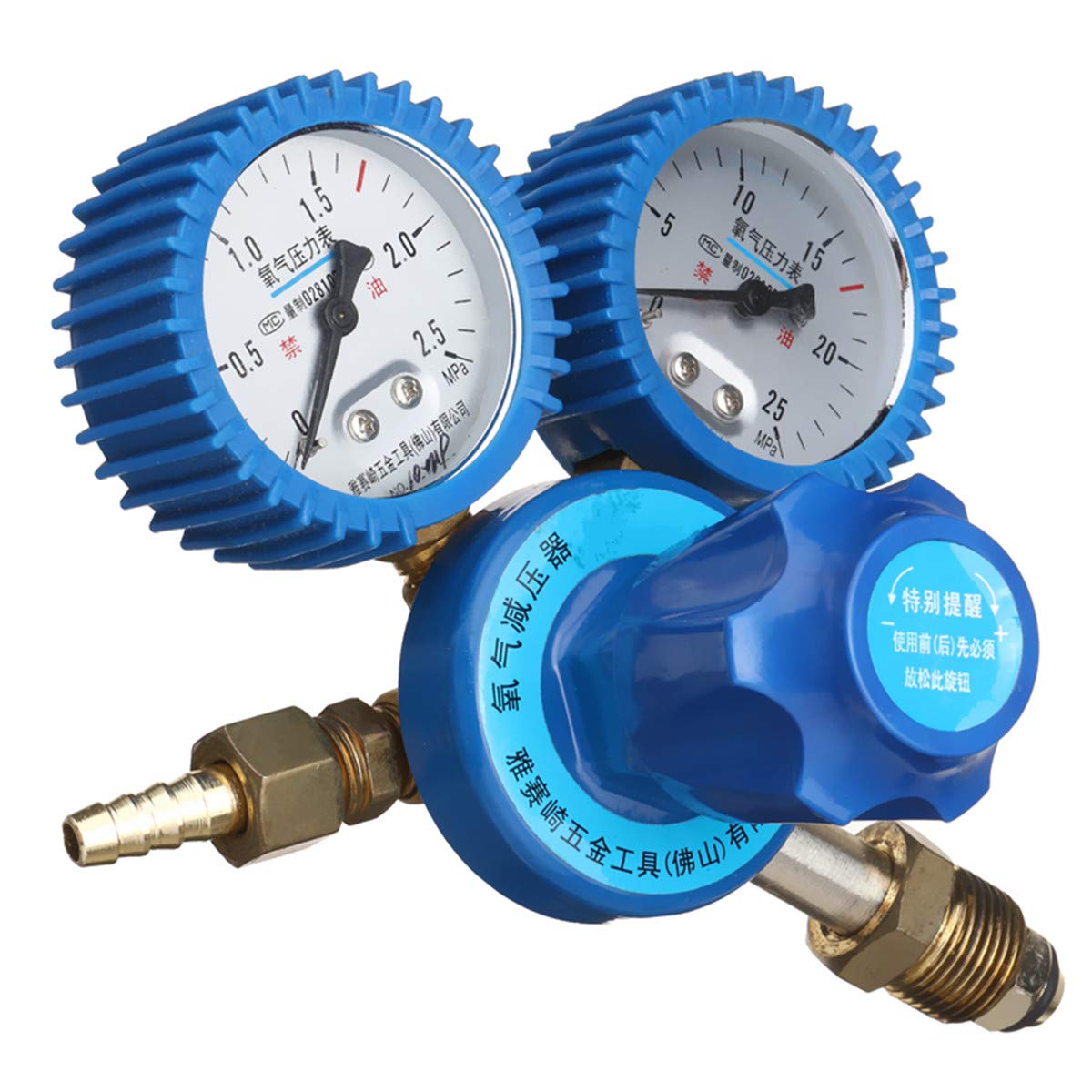 Dwustopniowy jednostopniowy regulator argonu ze stali nierdzewnej reduktor tlenu 5/8 BSP
