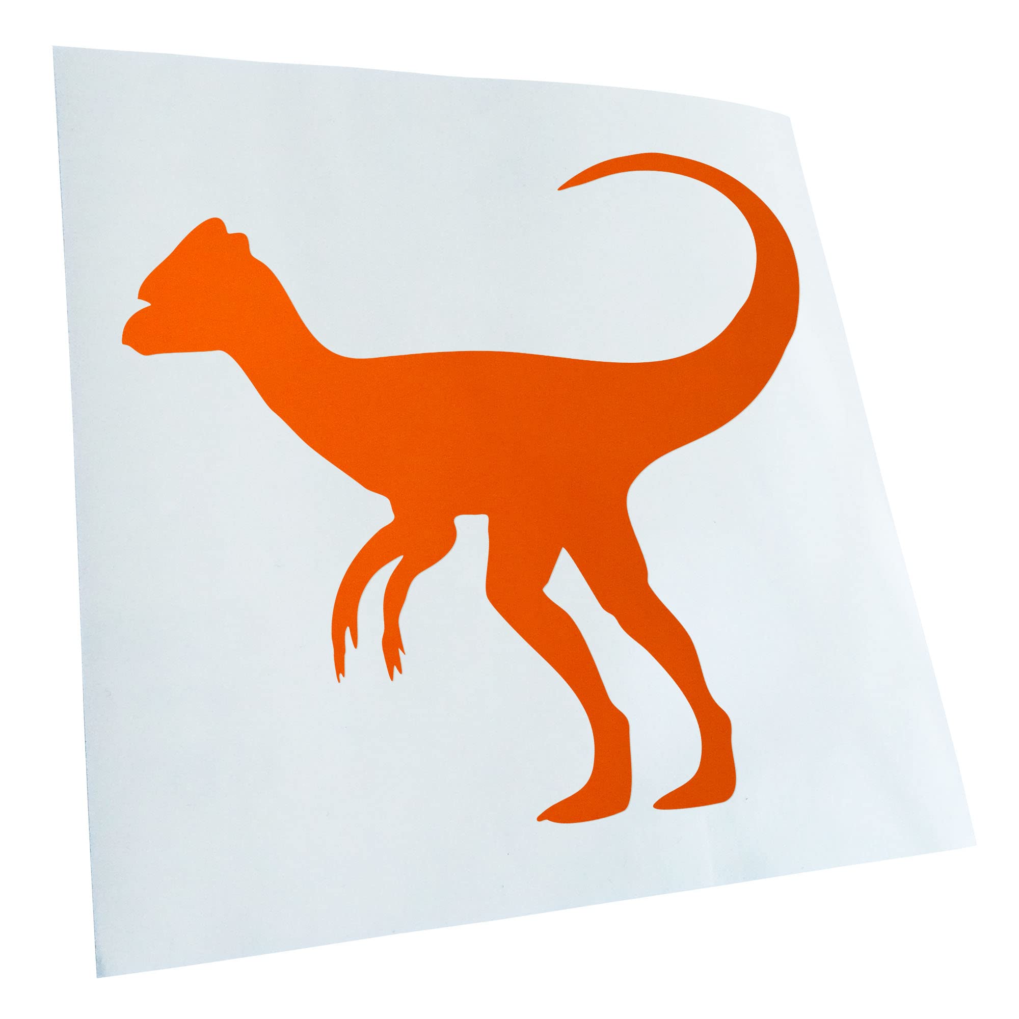 Kiwistar Dinosaur Plant Eater 11 x 10 cm in 15 Colours Neon + Chrome Sticker